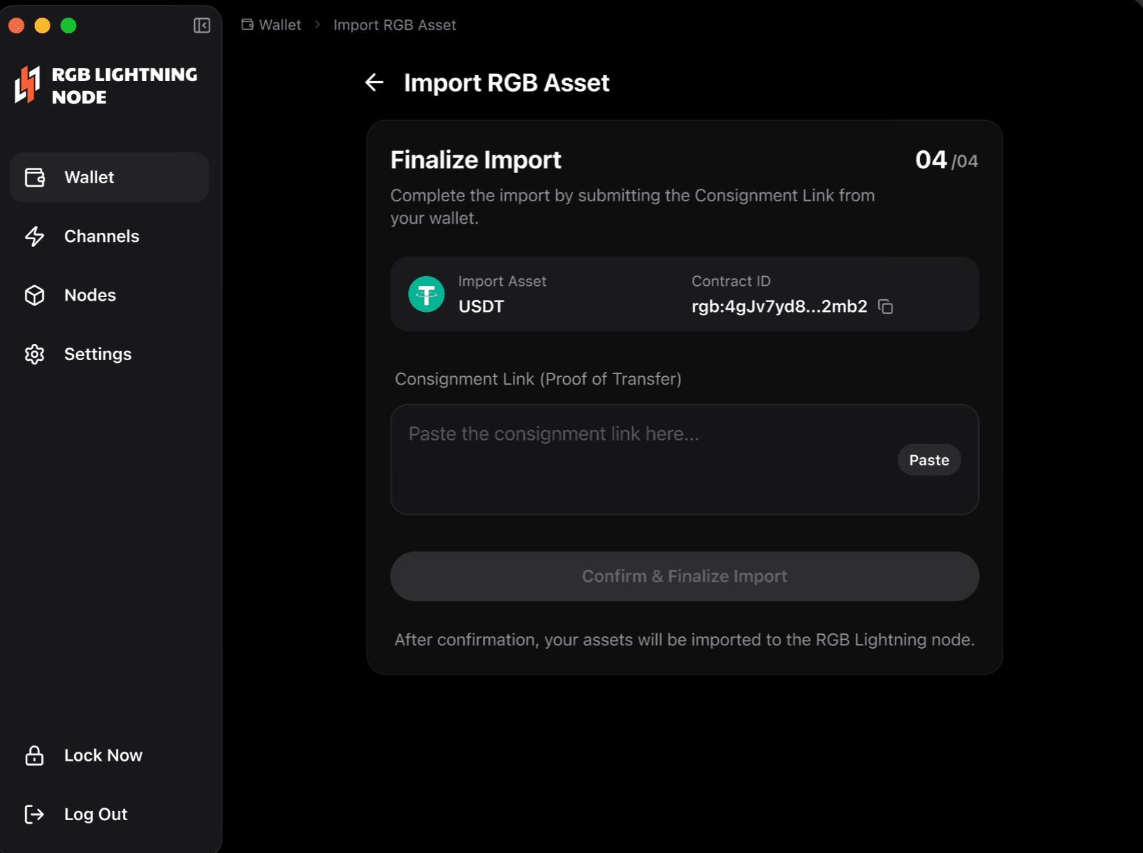 Import Asset