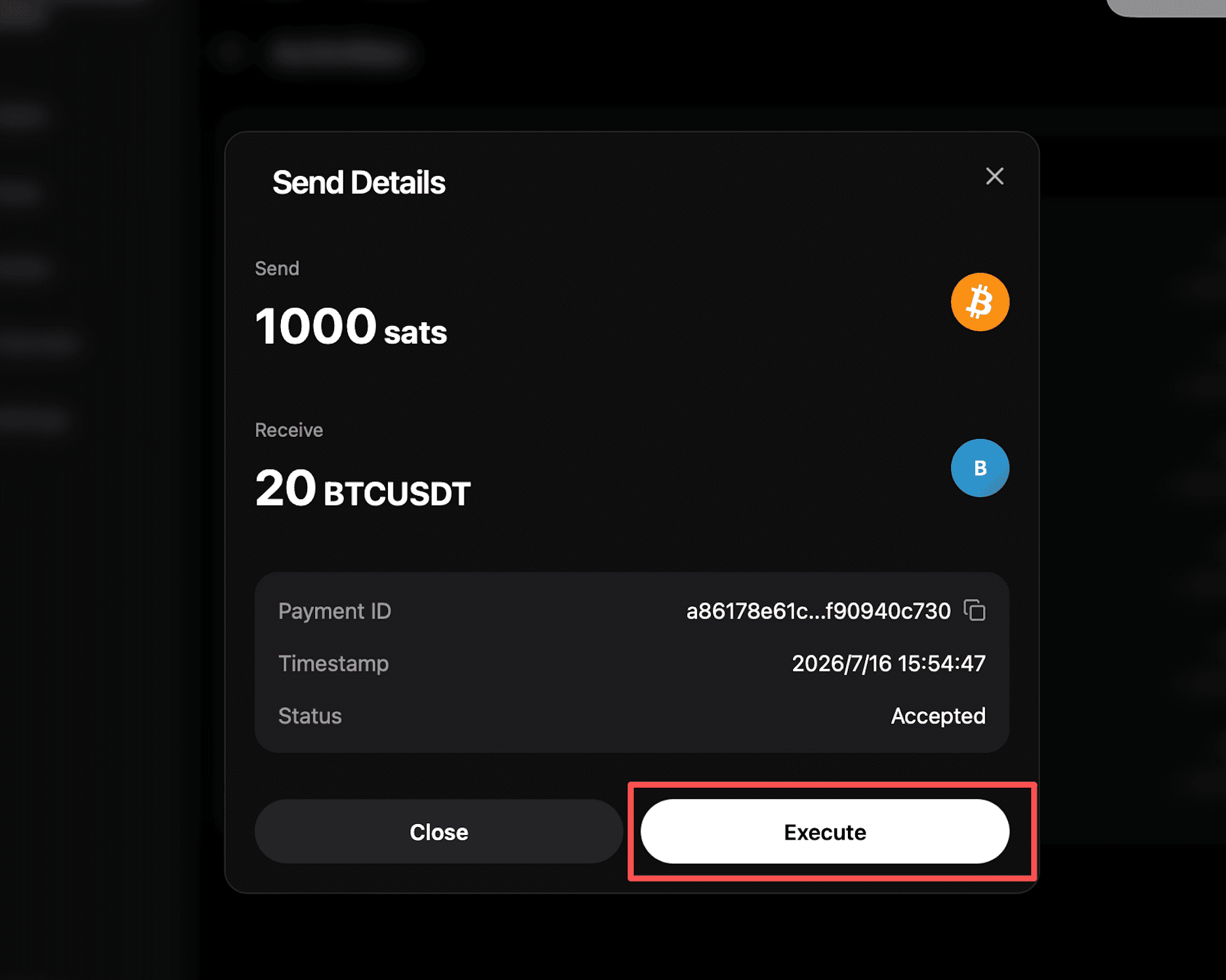 Send Asset